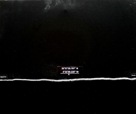 "Sehnsucht" - Acryl, Kreide auf Leinwand - 50 x 60 - 2018