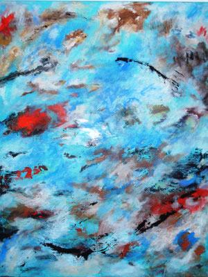 "Frühling" - Acryl auf Leinwand - 80 x 100 - 2018