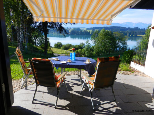 Blick aus dem Wohnzimmer
