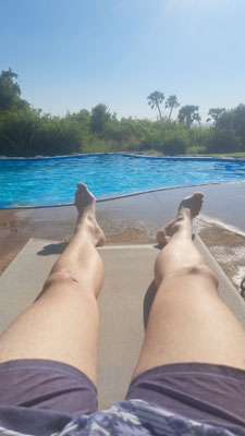 A bit of relax is not bad 