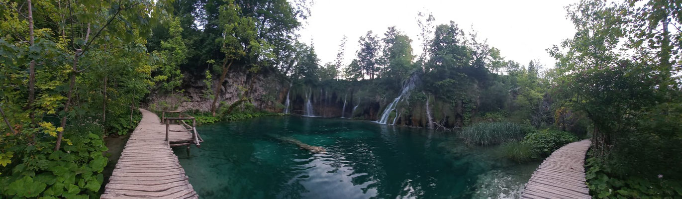Plitvice lakes waterfalls