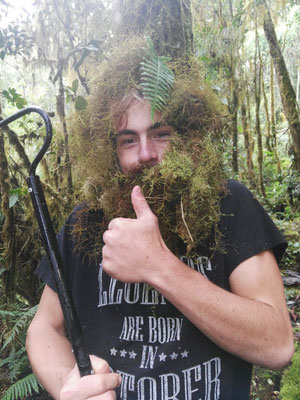 Max being part of the cloud forest