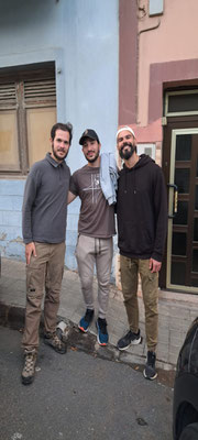 With Antonio and Andrés