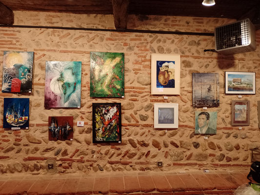 Bernard Legros artiste peintre au Mas Carbasse à Ste Estéve 66