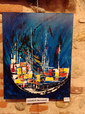 abstrait de Bernard Legros artiste peintre à Perpignan