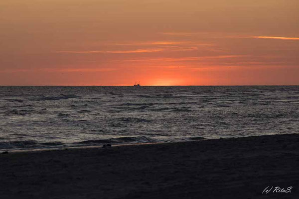 Sonnenunterang auf Amrum