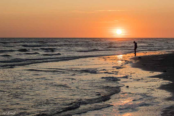 Sonnenuntergang auf Amrum