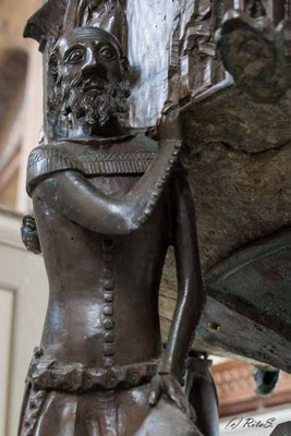 Detail an der Tauffunte, St. Marien Barth