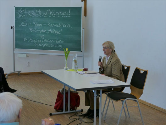 „Edith Stein –  Karmeliterin, Philosophin, Heilige“  mit Dr. Angelika Bönker-Vallon, 
