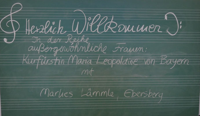 Außergewöhnliche Frauen:  Kurfürstin Maria Leopoldine von Bayern   mit     Marlies Lämmle