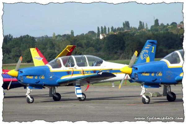 TB-30 Epsilon de la patrouille Cartouche Doré de l'armée de l'air (meeting Vichy 2006)