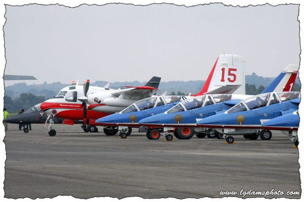 Alphajet de la patrouille de France (meeting Vichy 2006)