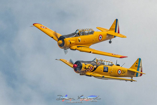 Patrouille de T-6 G Texan / F-AZBQ F-AZCV