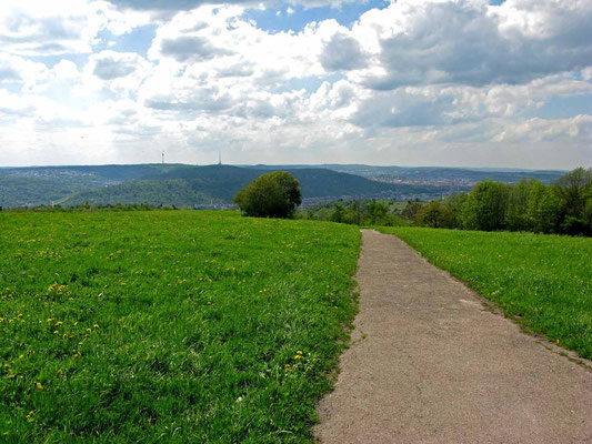 © Traudi  - Ausblick in Richtung Stuttgart, im Hintergrund der Fernsehturm (links)