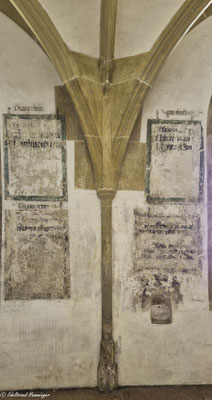 Fresko an der Wand im Kreuzgang