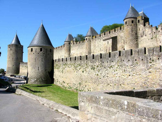 Carcassonne, zwischen den Mauern – © Traudi