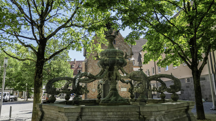 Delphinbrunnen in Ulm