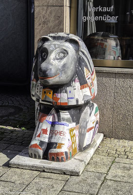 City-Löwe (Werbung vor einigen Geschäften)
