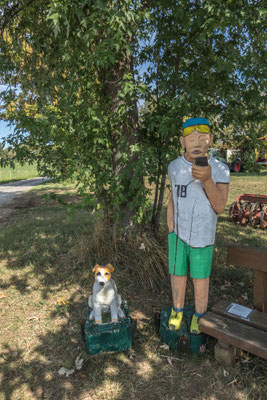 © Traudi - Das ist Heiko mit seinem Hund und Handy