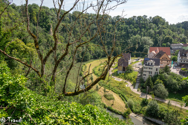 Schöne Aussicht zum Eyachtal