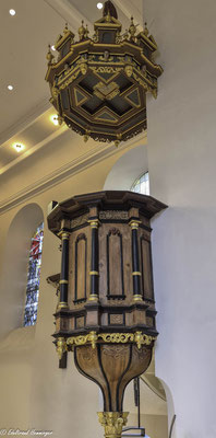 Die Kanzel im Stil des Frühbarock stammt aus dem Jahr 1683