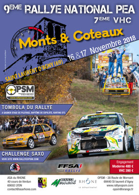 9eme rallye monts et coteaux 2018