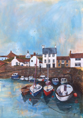 Andrea McIver'Crail Harbour I'