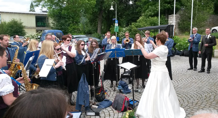 Hochzeit unserer Eva am 30. Mai