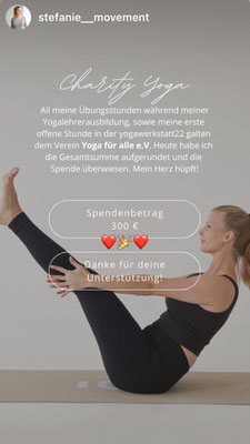 Sonnengruß an alle YOGAHILFT, Spendenclass geben