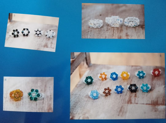 Ringe in Blumenform: 19,50 Euro