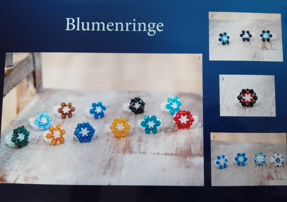Ringe in Blumenform:  19,50 Euro