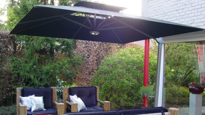 Sonnenschirm Ampelschirm Laterna 300 x 300 cm - Solero bei