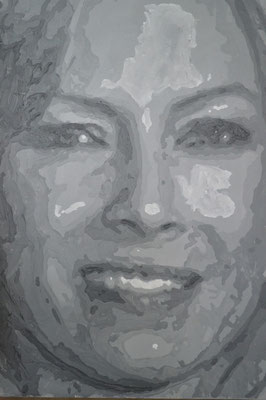 Traci Lords, 2013, acrylique sur toile, 30 cm x 40 cm
