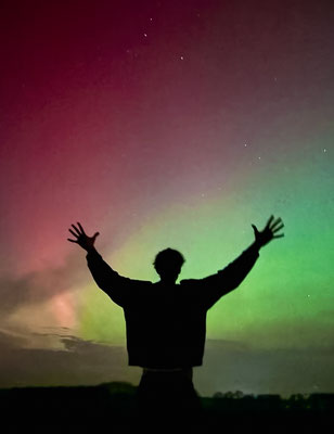 Aurora borealis boven Drenthe - 19 januari 2026