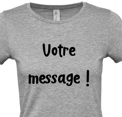 t-shirt femme personnalisé
