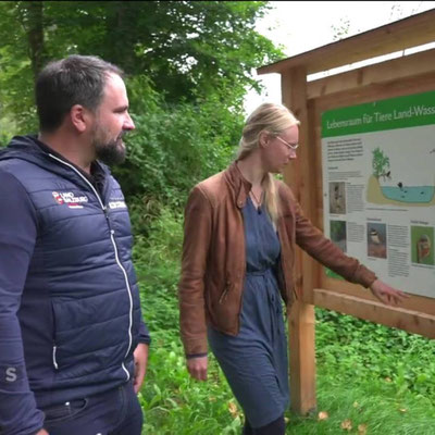 Interview beim ORF - Salzburg Heute - Naturlehrpfad Bergheim