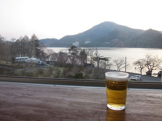 榛名湖畔に投宿。