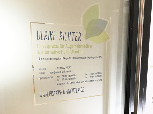 Türbeklebung Ulrike Richter