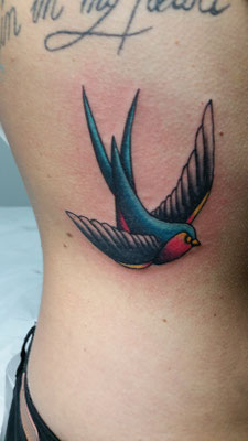 swallow tattoo, tattoo golondrina