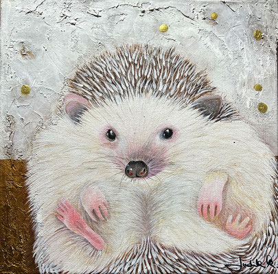 "Der Gechillte": Acryl auf Leinwand 45 x 45 cm I AUFTRAG