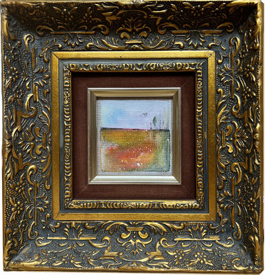 0215021  "Rahmenbild 2": Acryl auf Holz 40 x 40 cm