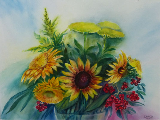 Herbststrauß 30x40