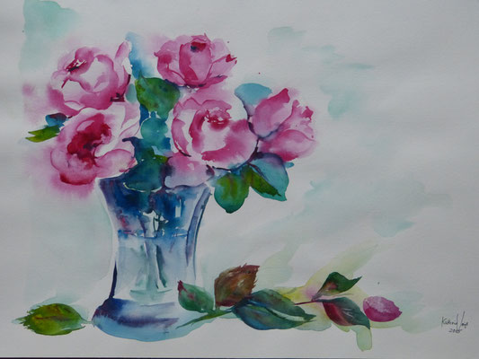 Rosenstrauß 40x50