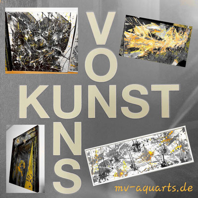 Künstlerische Vielfalt bei der Ausstellung Kunst von uns des Kunstvereins Aalen; Mario Vetter, mv-aquarts