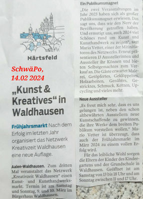 Presse Kunst & Kreatives März 2024