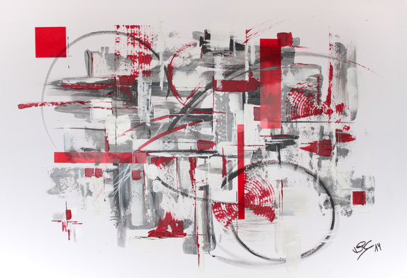 Wheels  ·  70 x 100 cm  · Acryl auf Leinwand  ·  2014  ·  verkauft