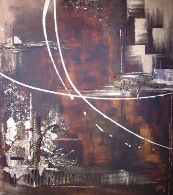 Maron d'Or  ·  80 x 90  cm  ·  Mixed Media auf Leinwand  ·  2011  ·  verkauft