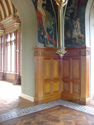 restauriertes Kneippzimmer Schloss Drachenburg 2003