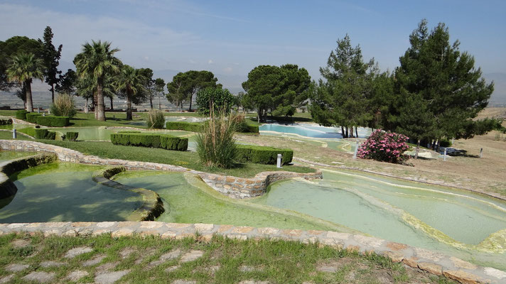 les jardins tout en haut du site