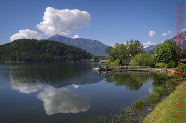 Wolkenspiegelung am Altausseer See